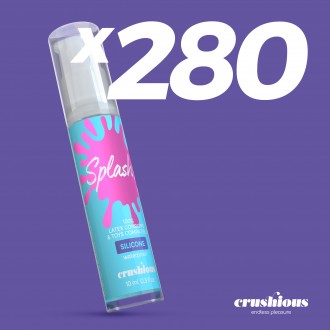 PACK OF 280 CRUSHIOUS SPLASH SILICONE LUBRICANT GEL 10ML