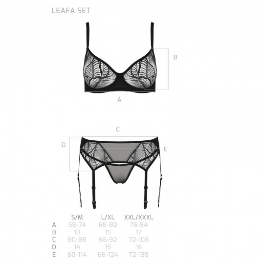 LEAFA SET BLACK  - ECO PASSION