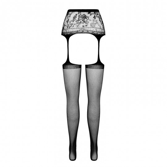 COLLANTS COM EFEITO DE LIGAS S028 PRETAS EROTIC LINE PASSION