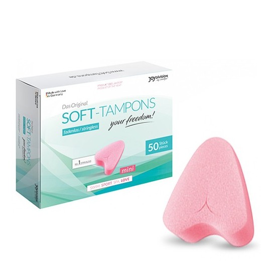 PACKAGE WITH 50 TAMPONS SOFT-TAMPONS MINI