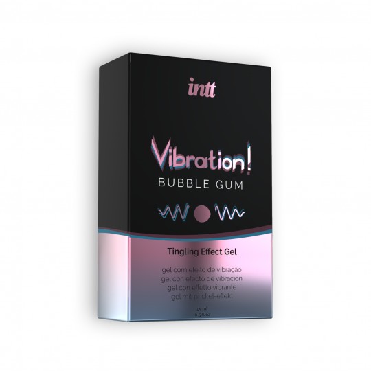 GEL CON VIBRACIÓN VIBRATION CHICLE INTT 15 ML