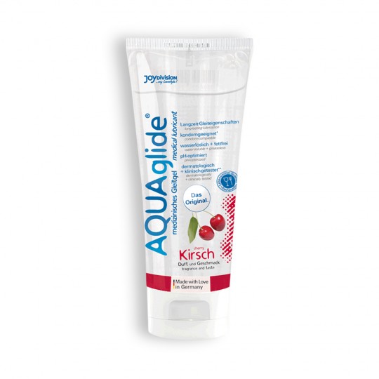 LUBRIFICANTE AQUAGLIDE CEREJA 100ML