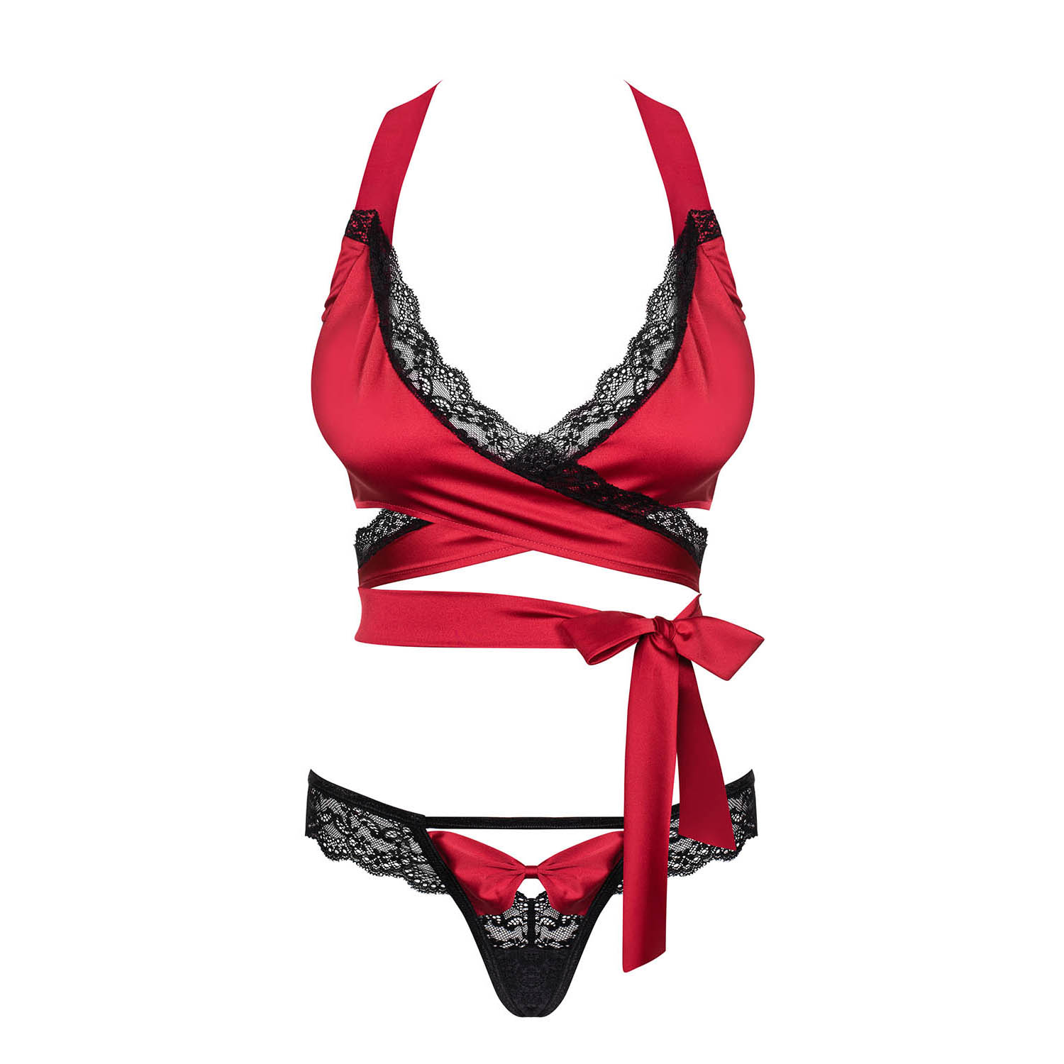 CONJUNTO SENSUELIA OBSESSIVE ROJO