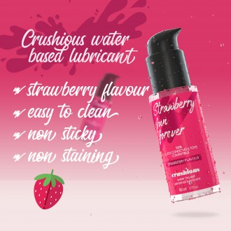 LUBRIFICANTE AROMATIZZATO ALLA FRAGOLA 50 ML CRUSHIOUS