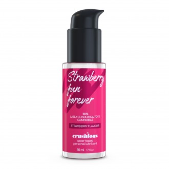 LUBRICANTE CON SABOR A FRESA 50 ML CRUSHIOUS