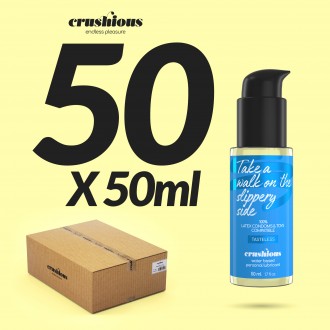 PACK DE 50 LUBRICANTES CRUSHIOUS DE BASE AGUA 50 ML