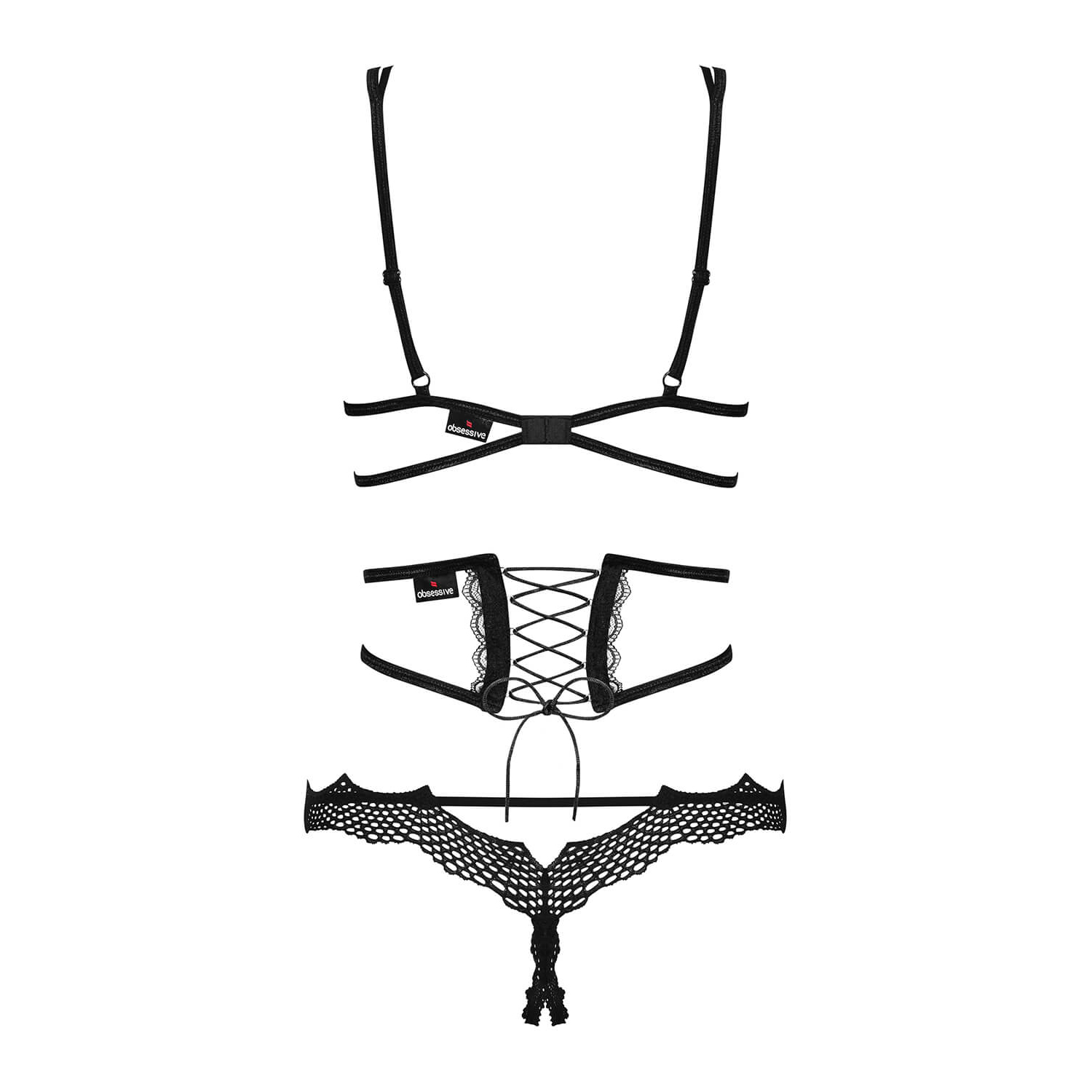 OBSSESSIVE BRAVELLE SET BLACK