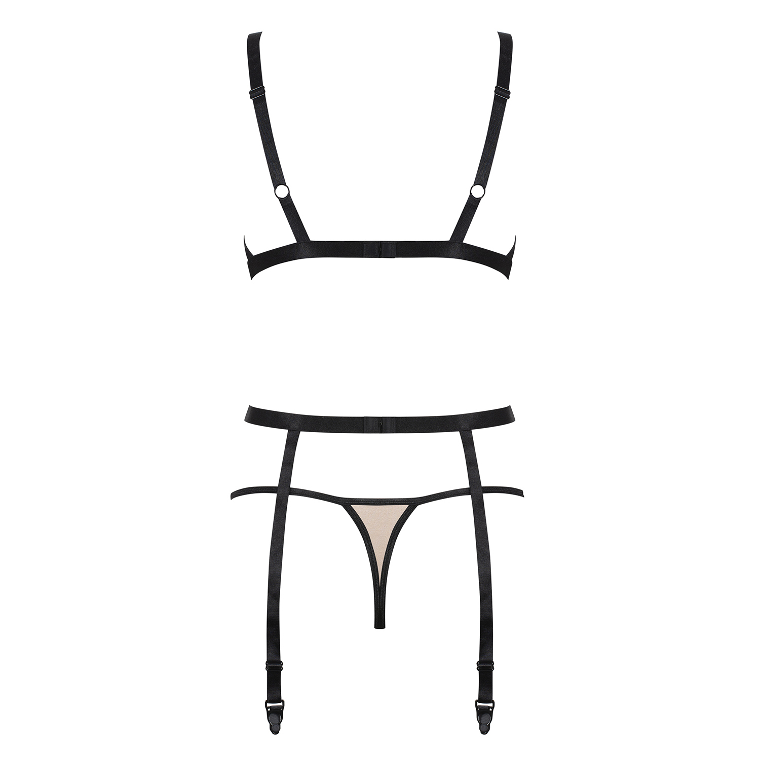 OBSESSIVE NUDELIA SET BLACK