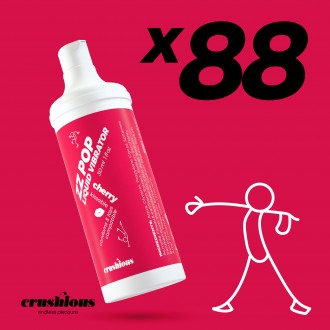 CONFEZIONE DA 88 VIBRATORE LIQUIDO ZZ POP AROMATIZZATO ALLA CILIEGIA 30ML CRUSHIOUS