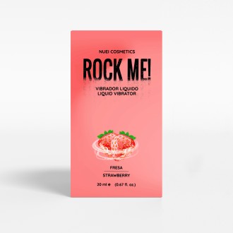 ROCK ME! VIBRATORE LIQUIDO ALLA FRAGOLA - 20 ML