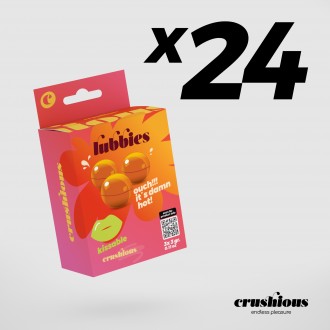 PACK DE 24 LUBBIES BOLINHAS DE ÓLEO QUENTE CRUSHIOUS