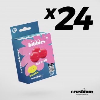 PACK DE 24 LUBBIES BOLINHAS DE ÓLEO QUENTE & FRIO CRUSHIOUS